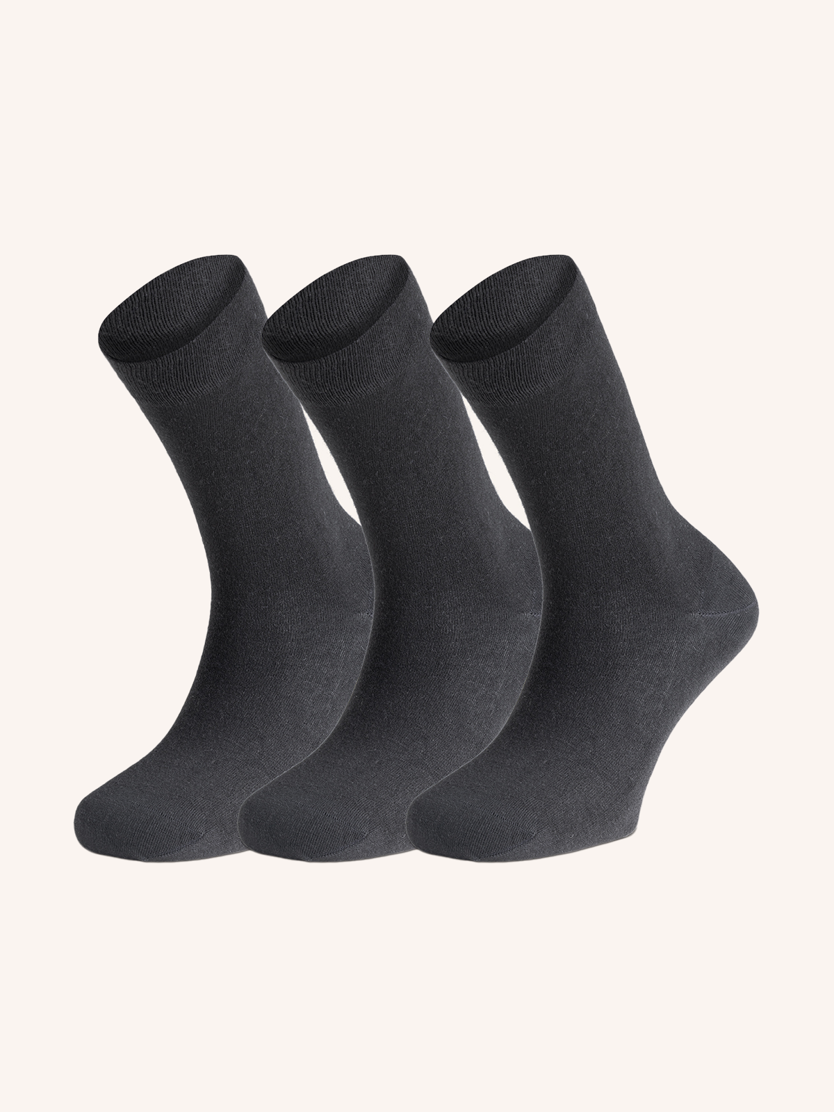 Short Sock in Organic Cotton for Men | Plain Color | Pack of 3 Pairs | Bio Cotton UC