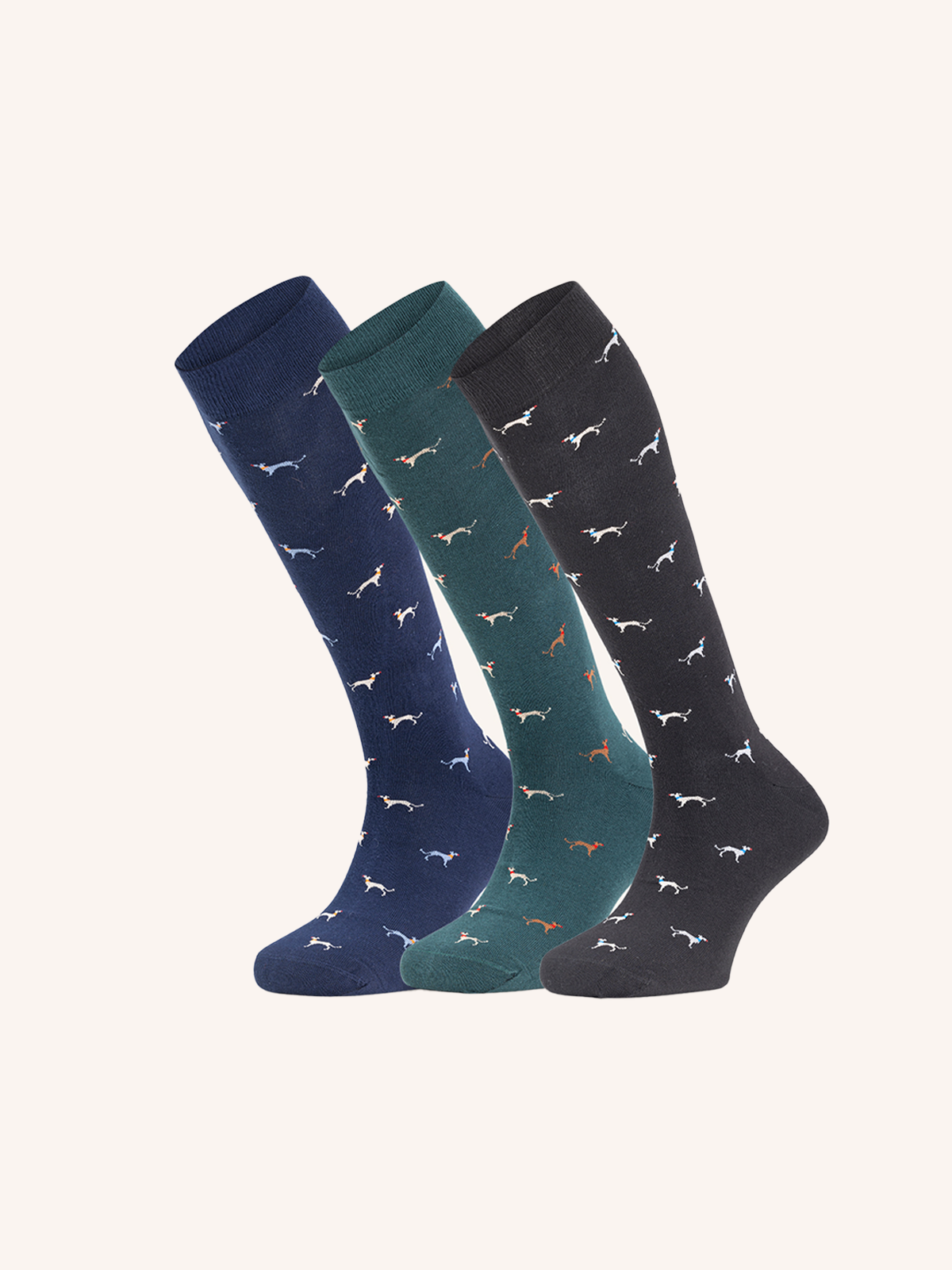 Long Combed Cotton Sock for Men | Fantasy | Pack of 3 pairs | Bruce L
