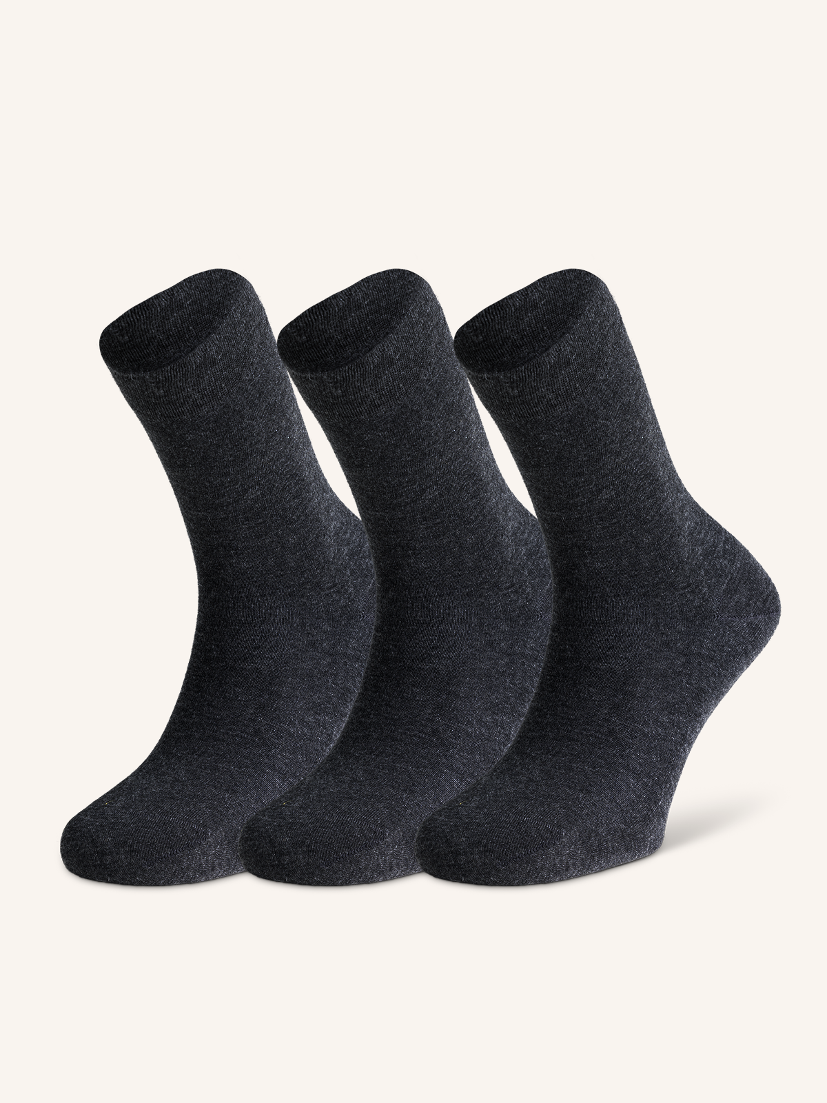 Short Wool Sock for Men | Plain Color | Pack of 3 Pairs | Cool Wool UC