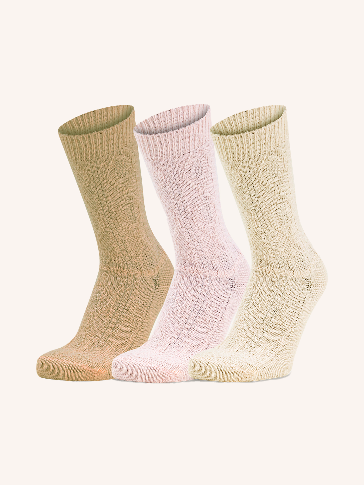 Short Alpaca Sock for Women | Plain Color | Pack of 3 pairs | Lynks DC