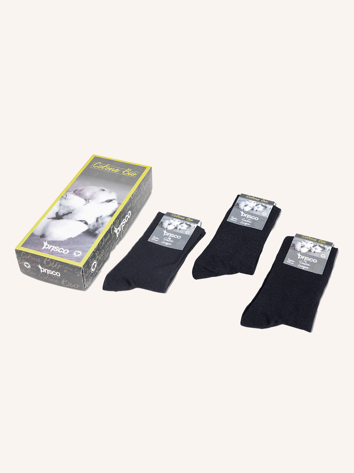 Organic Cotton Long Sock for Men | Plain Color | Pack of 6 pairs | Organic UL