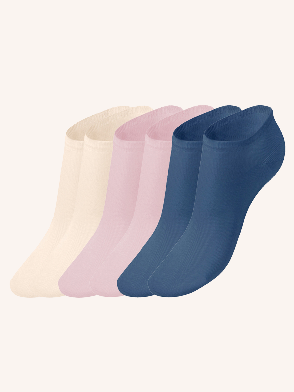 Cotton Sock for Women | Plain Color | Pack of 6 Pairs | Pedulino D