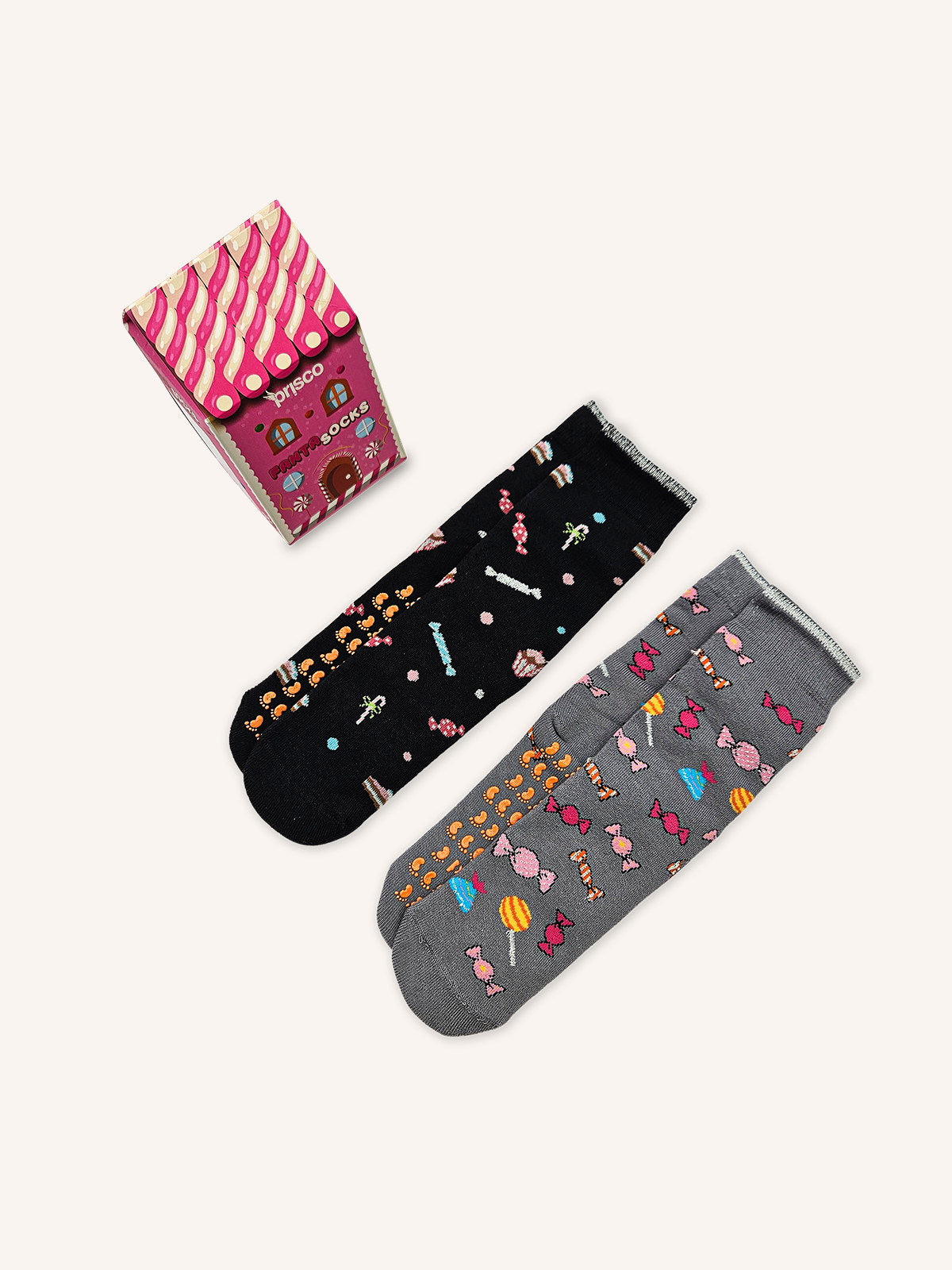 Short Anti-Slip Socks for Girls | Plain Color | Pack of 3 pairs | Pierino F