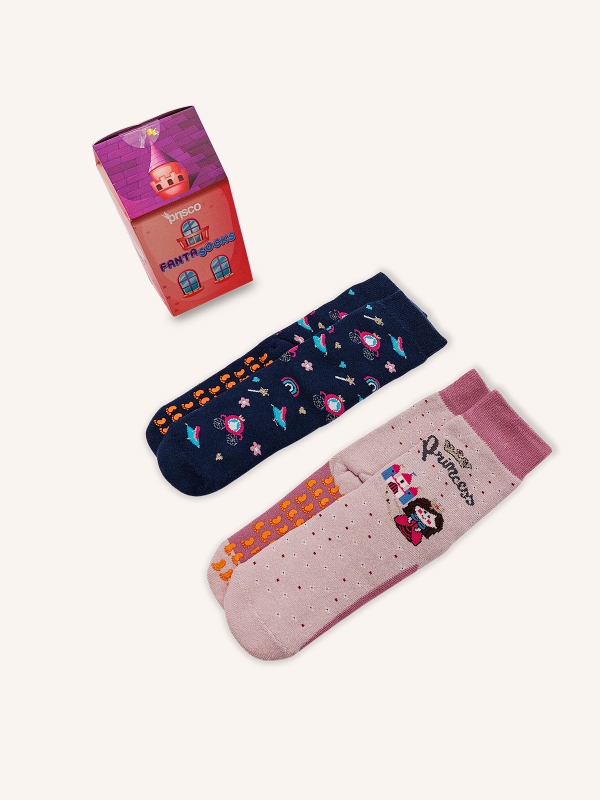 Short Anti-Slip Socks for Girls | Plain Color | Pack of 3 pairs | Pierino F