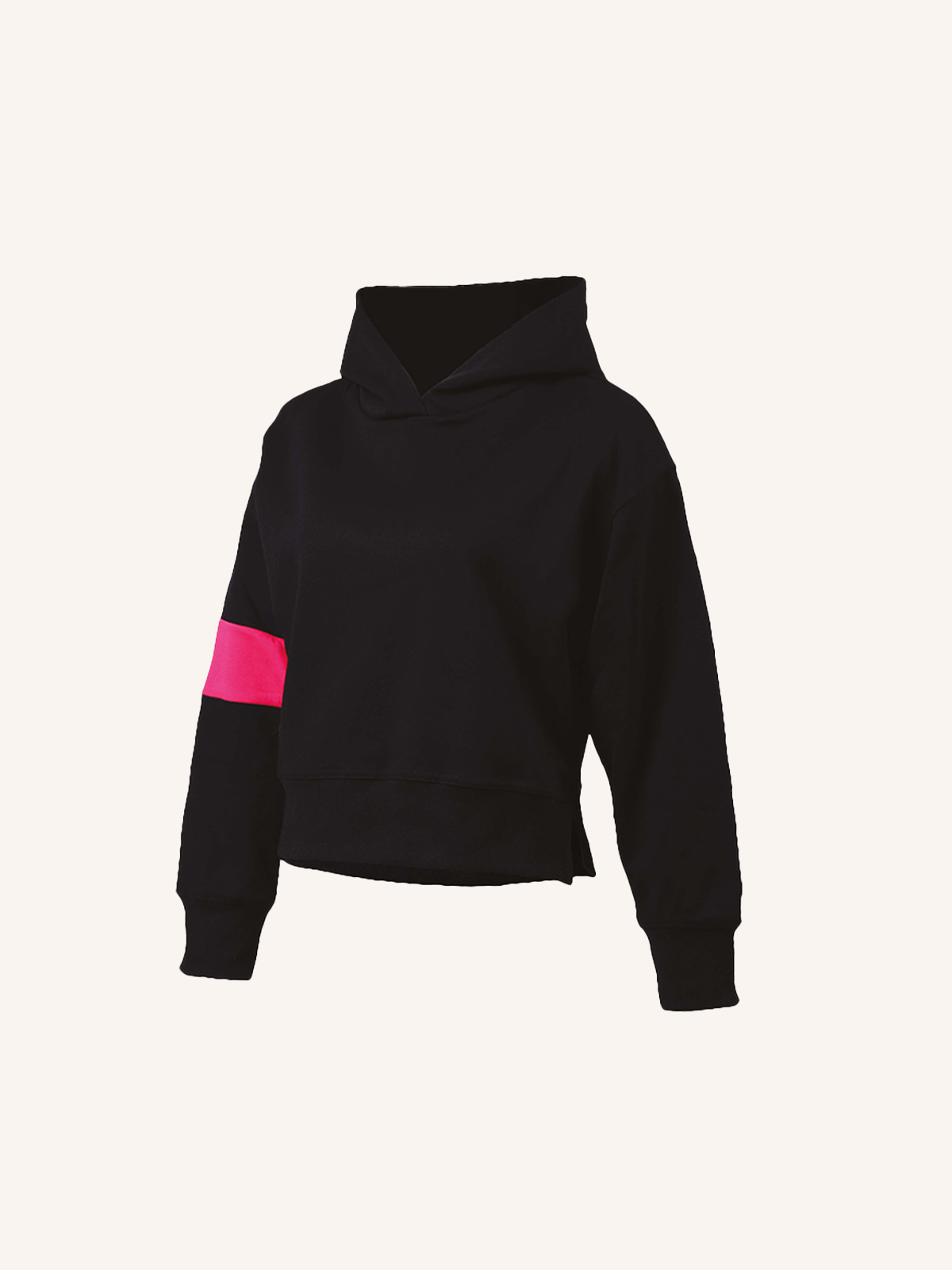 Casual Sweatshirt with Hood and Side Slits for Women | Plain Color | Single Pack | PRS 106