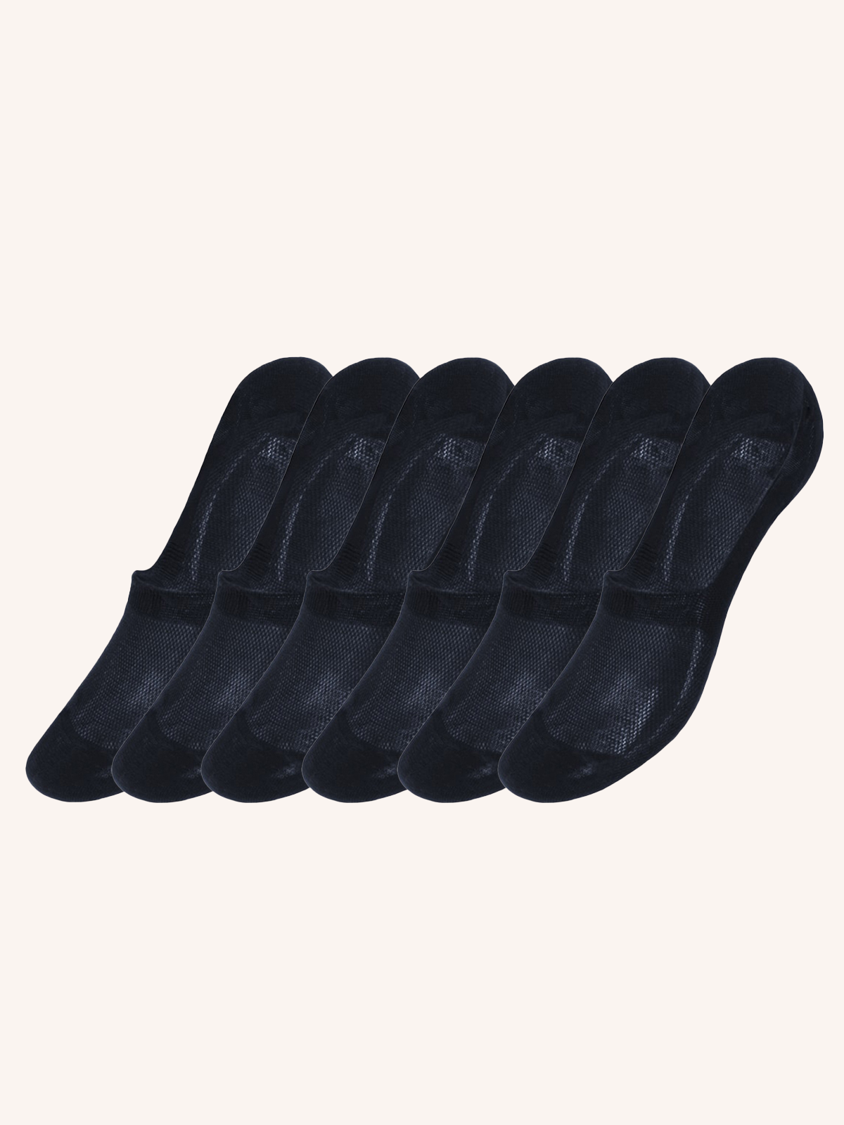 Cotton Shoe Liner for Men | Plain Color | Pack of 6 Pairs | Insole U Insole