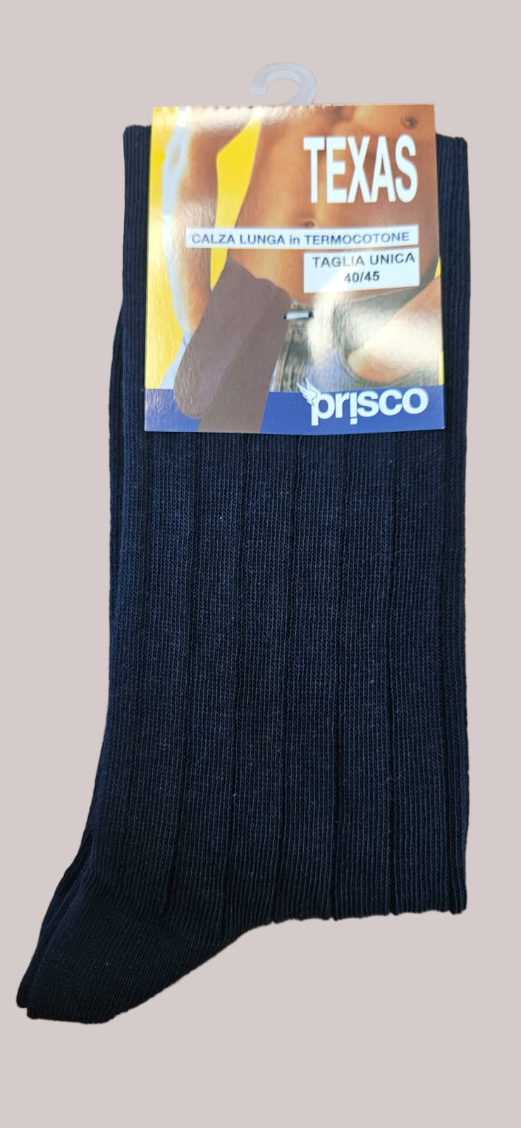 Texas L | Calza Lunga da uomo in termocotone - confezione da 6 paia