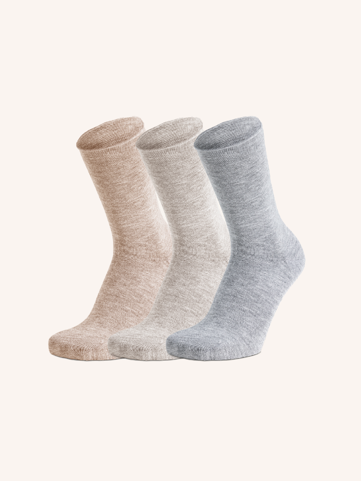 Short Socks in Cashmere and Viscose for Women | Plain Color | Pack of 3 Pairs | Ultra DC 