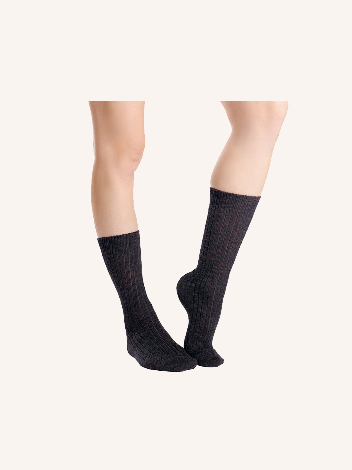 Long Wool Socks for Women | Plain Color | Pack of 6 pairs | Woolife DL